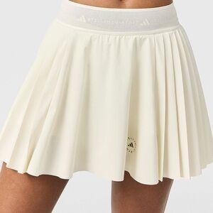 NWT S Adidas by Stella McCartney Cream Tennis Training Skort Athletic Athleisure